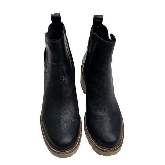 Dolce Vita Rielle Chelsea Wedge Bootie Black Size 7 - Picture 3 of 6